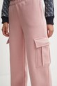 Guess pantaloni de trening MIDGE roz V4BB04.KCHX0