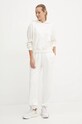 Guess pantaloni de trening CECILIA V4BB13.K7UW2 bej SS25