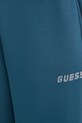 Guess spodnie dresowe CECILIA turkusowy V4BB13.K7UW2