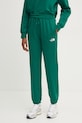 Bavlnené tepláky The North Face Essential Jogger bavlna zelená NF0A8A6KNL11