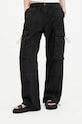 AllSaints pantaloni de bumbac BARBARA TROUSER W021TA negru AW24