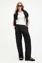 AllSaints pantaloni de bumbac BARBARA TROUSER W021TA