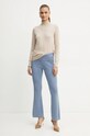 Guess pantaloni NINA W4BB53.Z3K92 albastru AW24