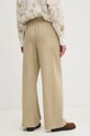 Одяг Бавовняні спортивні штани Lacoste XF2657 бежевий