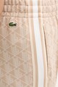 Lacoste spodnie dzwony damskie beżowy XF9313