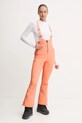 Roxy pantaloni Summit ERJTP03268 portocaliu AW24