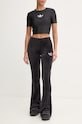 adidas Originals spodnie dresowe welurowe Bling Flares z elastanem czarny IY5468