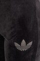 adidas Originals spodnie dresowe welurowe Bling Flares czarny IY5468