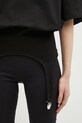 MM6 Maison Margiela pantaloni negru S52KA0519.M20038