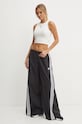 Donji dio trenirke adidas Originals Oversized Zip Off Track Pant crna JM9254