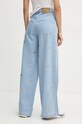 Oblečení Džíny adidas Originals Femme Galore Denim Rhinestone Pants JN3020 modrá