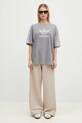 Спортивні штани adidas Originals Femme Galore Wideleg Fleece Pants бежевий JN3029