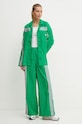 adidas Originals spodnie 70s Wide Leg Pants JN7662 zielony AW24
