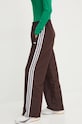Kalhoty adidas Originals Oversized Monogram Track Pant hnědá JN8304