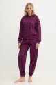 HUGO pantaloni lounge maglia violetto 50523411