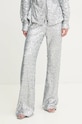 Hlače Stine Goya srebrna P004.2260