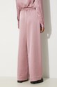 Clothing Y-3 trousers Pants Tech Seersucker JE3434 pink