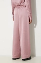 Clothing Y-3 trousers Pants Tech Seersucker JE3434 pink