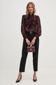 Παντελόνι Sisley 45PKLF05Z μαύρο AW24