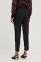 Odzież Sisley spodnie 45PKLF05Z czarny