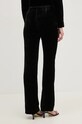 Îmbrăcăminte Sisley pantaloni de catifea 41EULF06A negru