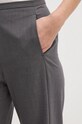 Sisley pantaloni din lana gri 4JYQLF061