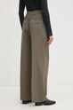 Îmbrăcăminte Sisley pantaloni din lana 4JYQLF060 gri
