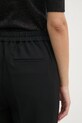 Sisley pantaloni negru 4ZCWLF043