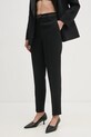 Sisley pantaloni panza negru 4GJCLF069