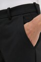 Calvin Klein spodnie z domieszką wełny czarny K20K207589