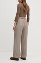 Odzież Calvin Klein spodnie z domieszką lnu K20K207641 beżowy