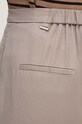 Calvin Klein spodnie z domieszką lnu beżowy K20K207641