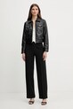 Morgan spodnie POYA.F POYA.F czarny AW25