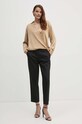 Tommy Hilfiger pantaloni WW0WW43632 negru AW24
