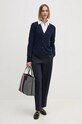Παντελόνι Tommy Hilfiger WW0WW43633 σκούρο μπλε AW24