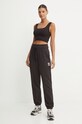 Puma pantaloni de trening din bumbac 627597 negru AW24