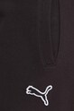 Puma spodnie dresowe bawełniane czarny 676805