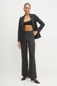 Morgan pantaloni PTALI.F PTALI.F gri AW24