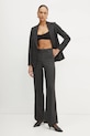 Morgan pantaloni PTALI.F PTALI.F gri AW24