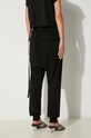 Clothing Rick Owens cotton joggers Prisoner Drawstring DS02D2330.RIG black