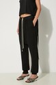 Rick Owens cotton joggers Prisoner Drawstring black DS02D2330.RIG