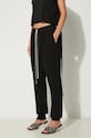 Rick Owens cotton joggers Prisoner Drawstring black DS02D2330.RIG