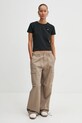 Converse pantaloni de bumbac maro 10026957.A03