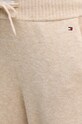 Штаны с примесью шерсти Tommy Hilfiger бежевый UW0UW05523
