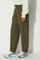 Хлопковые брюки Carhartt WIP Collins Pant зелёный I029789.666GD