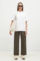 Pamučne hlače Carhartt WIP Leola Pant I033147.96406 zelena