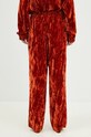 Oblečení Velurové teplákové kalhoty Martine Rose Wide Leg Trackpant 165WF04202 oranžová