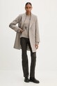 ZADIG&VOLTAIRE pantaloni de piele RWPA00073 maro AW24