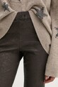 ZADIG&VOLTAIRE pantaloni de piele maro RWPA00073