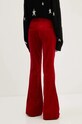Ruházat ZADIG&VOLTAIRE bársony nadrág WWPA00801 piros